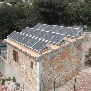محطات طاقة شمسية منفصلة عن الشبكة الكهربائية